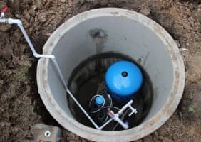 обустройство со скважинным адаптером